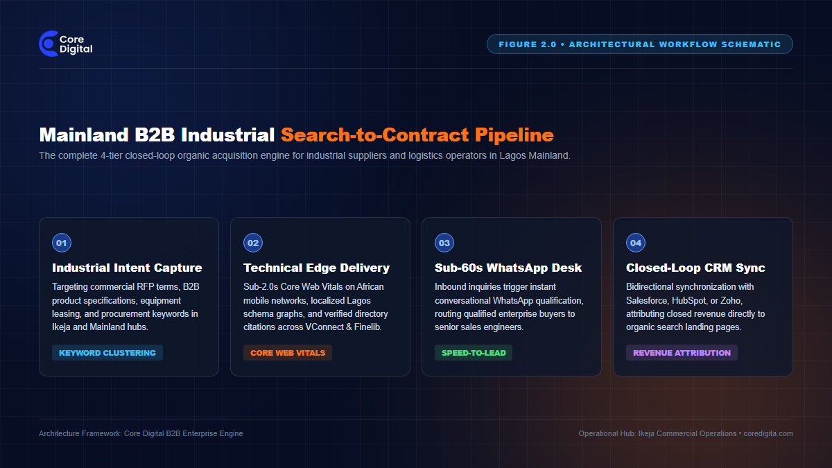 Mainland B2B Industrial Search to Contract Pipeline Architecture Core Digital