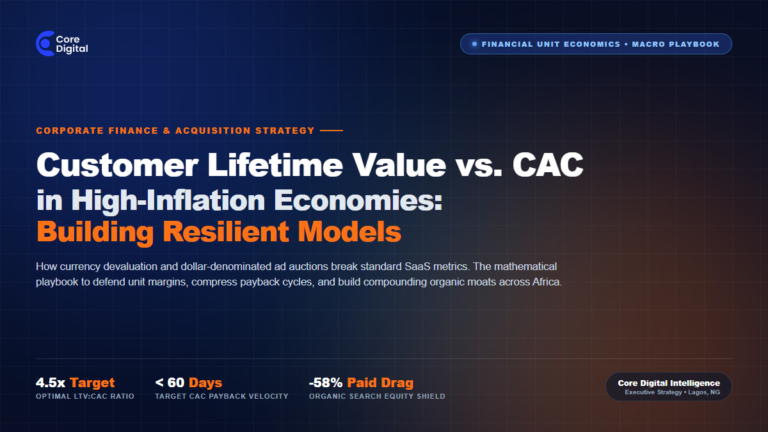 Customer Lifetime Value LTV vs CAC in High Inflation Economies Core Digital