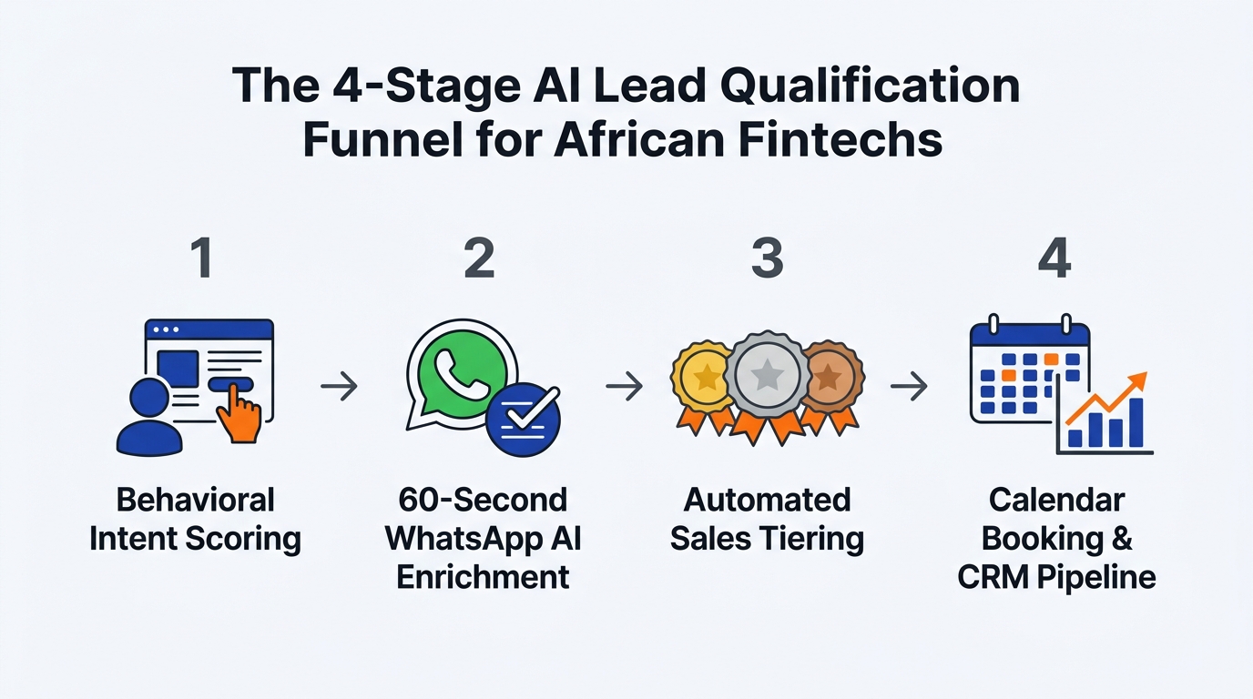 The 4-Stage AI Lead Qualification Funnel for African Fintechs