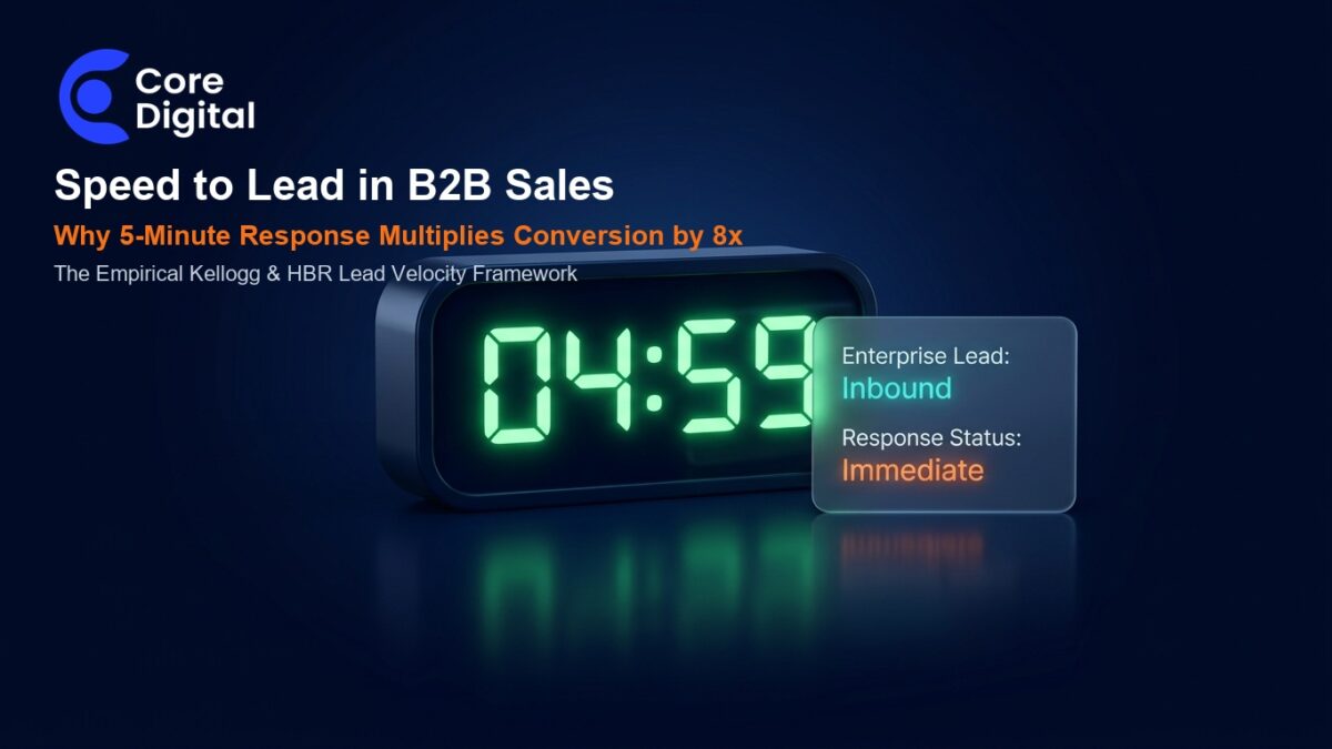 Speed to Lead in B2B Sales - Why 5-Minute Response Multiplies Conversion by 8x