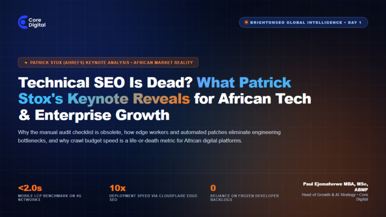 Technical SEO Is Dead Patrick Stox Keynote Analysis Core Digital Africa