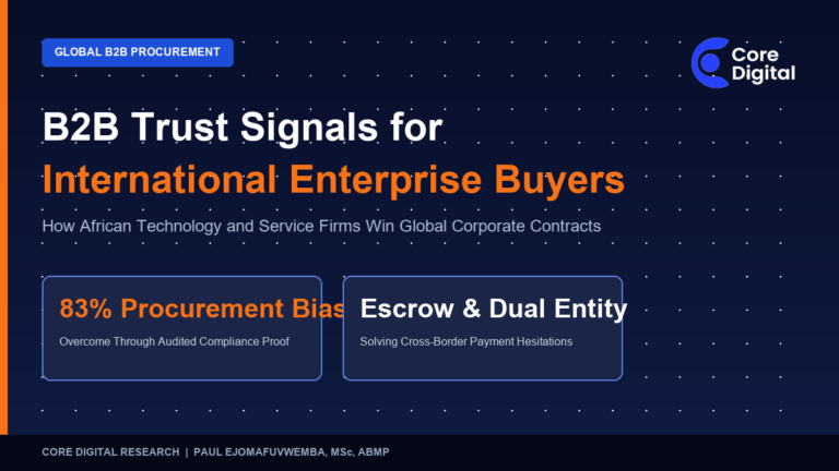 B2B Trust Signals for International Enterprise Buyers - Core Digital