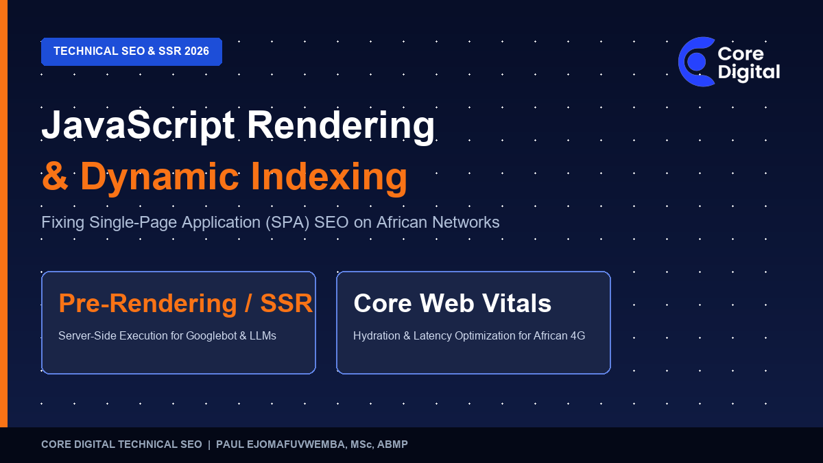 JavaScript Rendering and Dynamic Indexing Fixing SPA SEO in Africa - Core Digital