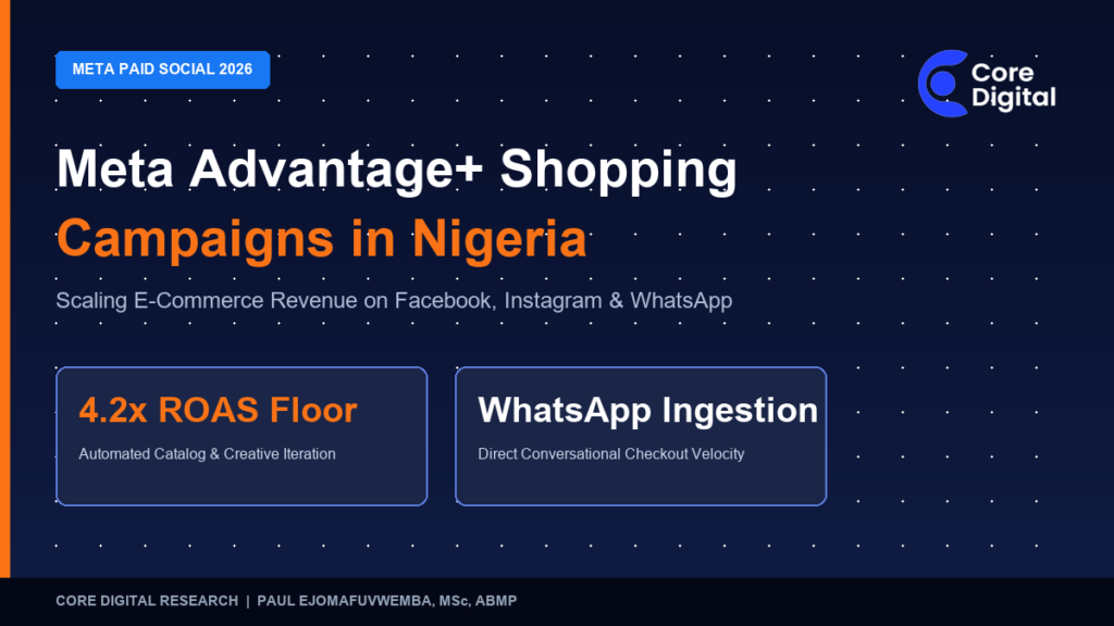 Meta Advantage+ Shopping Campaigns in Nigeria - Scaling E-Commerce Revenue on Facebook and Instagram