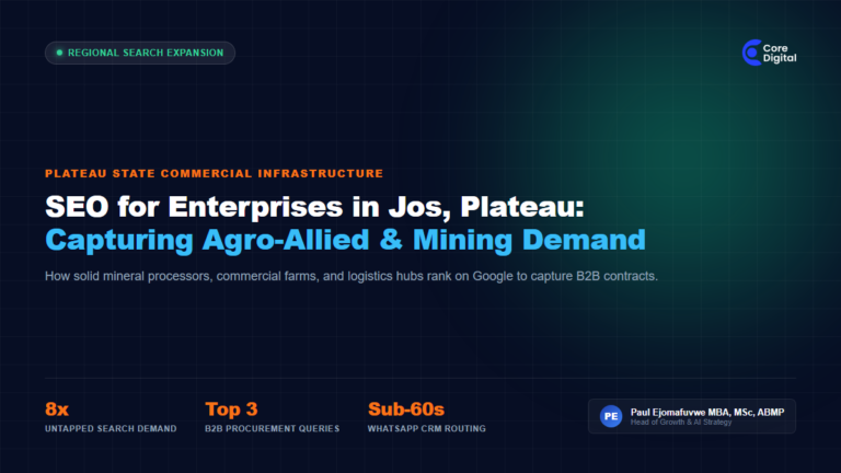 SEO Enterprises Jos Plateau State Mining Agriculture Core Digital
