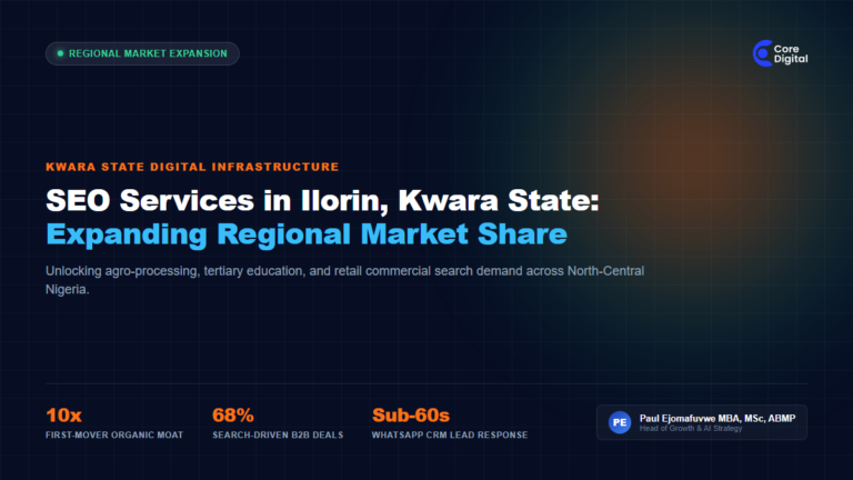 SEO Services Ilorin Kwara State Regional Market Share Core Digital