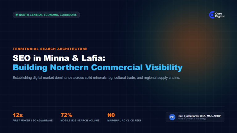 SEO Services Minna Niger Lafia Nasarawa B2B Search Visibility Core Digital