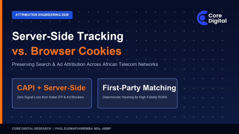 Server-Side Tracking vs Browser Cookies Preserving Search Attribution - Core Digital