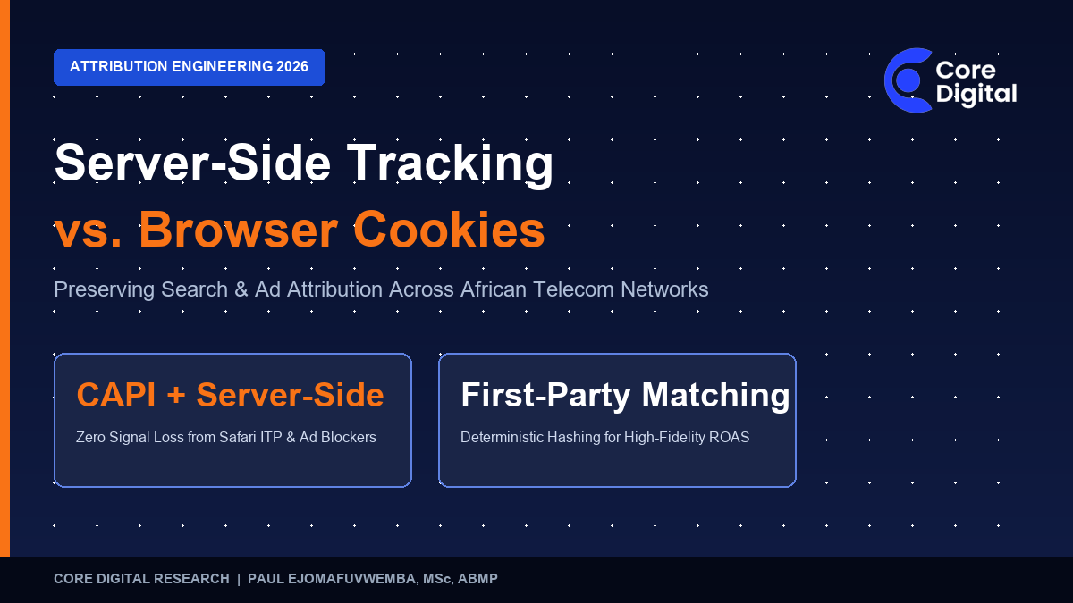 Server-Side Tracking vs Browser Cookies Preserving Search Attribution - Core Digital