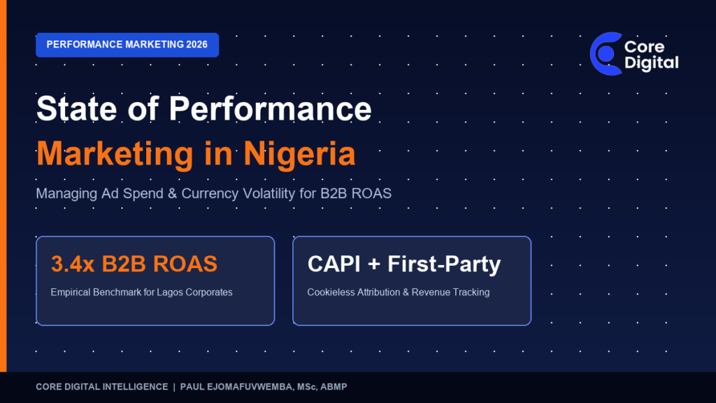 State of Performance Marketing in Nigeria 2026 - B2B ROAS and Ad Spend Optimization